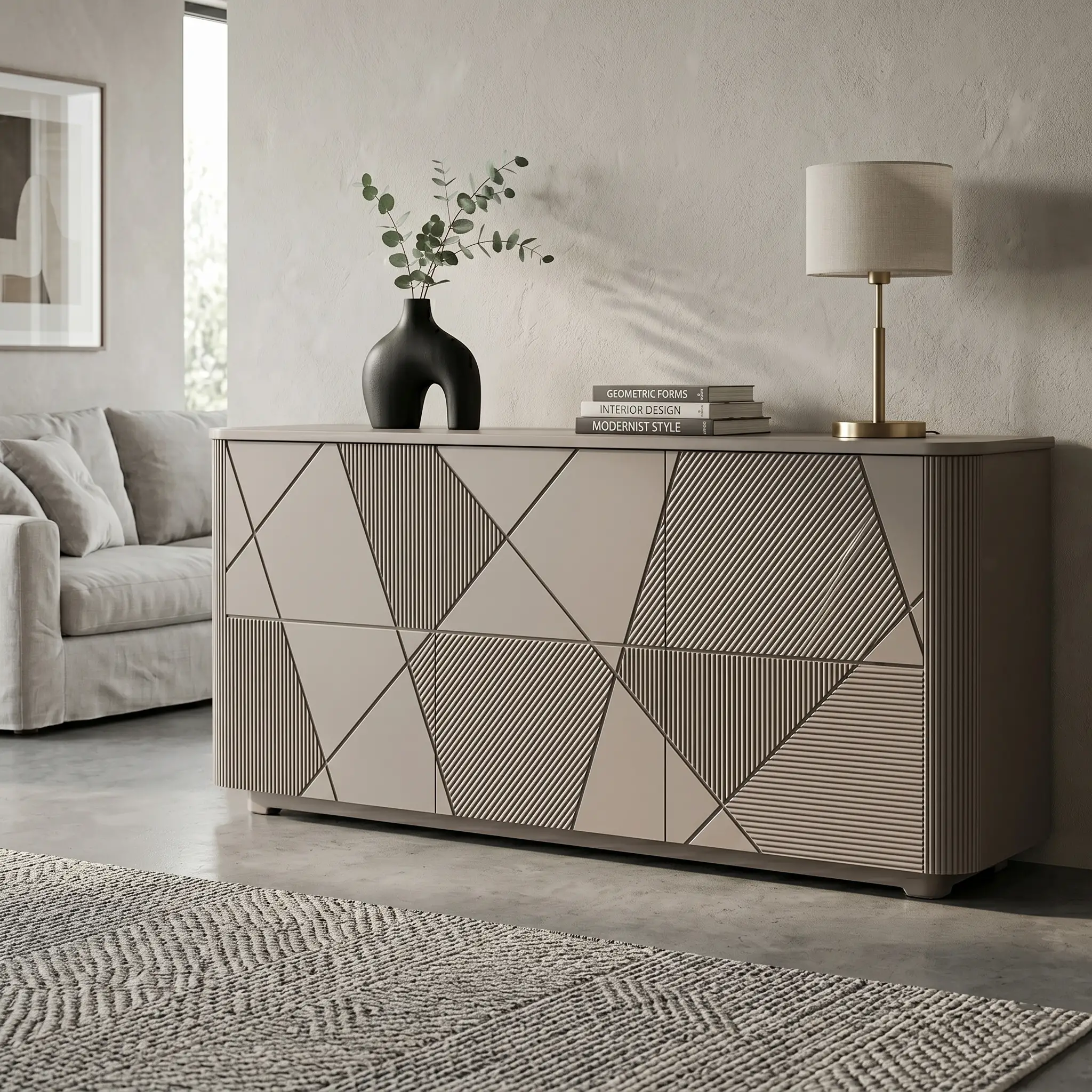 Belva Sideboard in Beige (1)