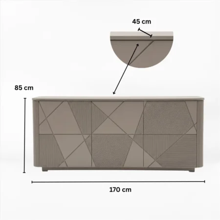 Belva Sideboard in Beige (2)