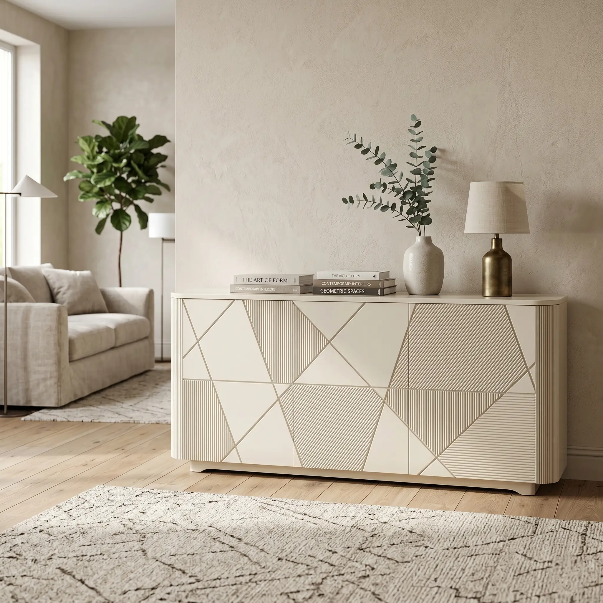 Belva Sideboard in Off-white (1)