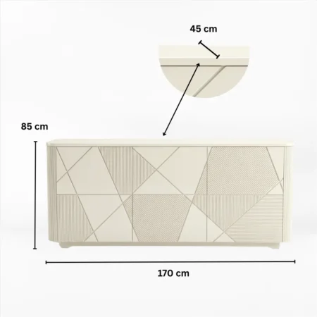 Belva Sideboard in Off-white (2)