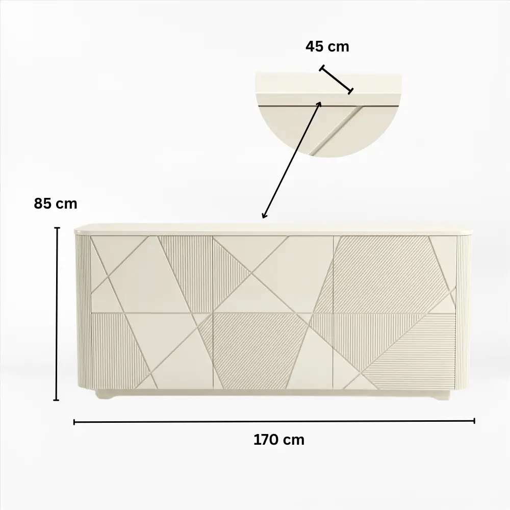 Belva Sideboard in Off-white (2)