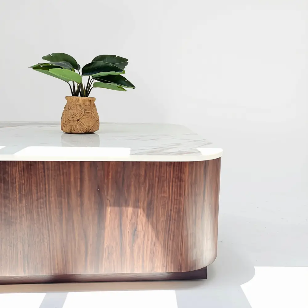 Travis Coffee Table (3) Walnut Veneer