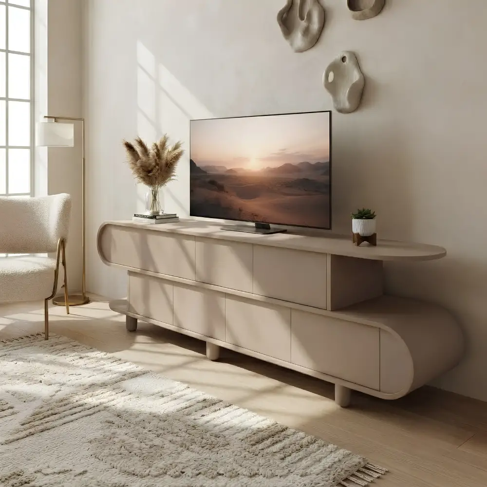 Amflex Tv Unit in dark beige