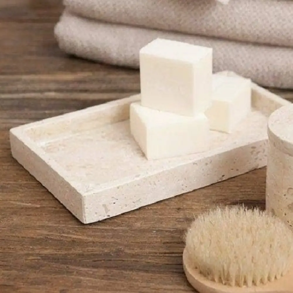 Rectangular Marble Border Tray