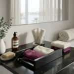 Marble Towel Tray