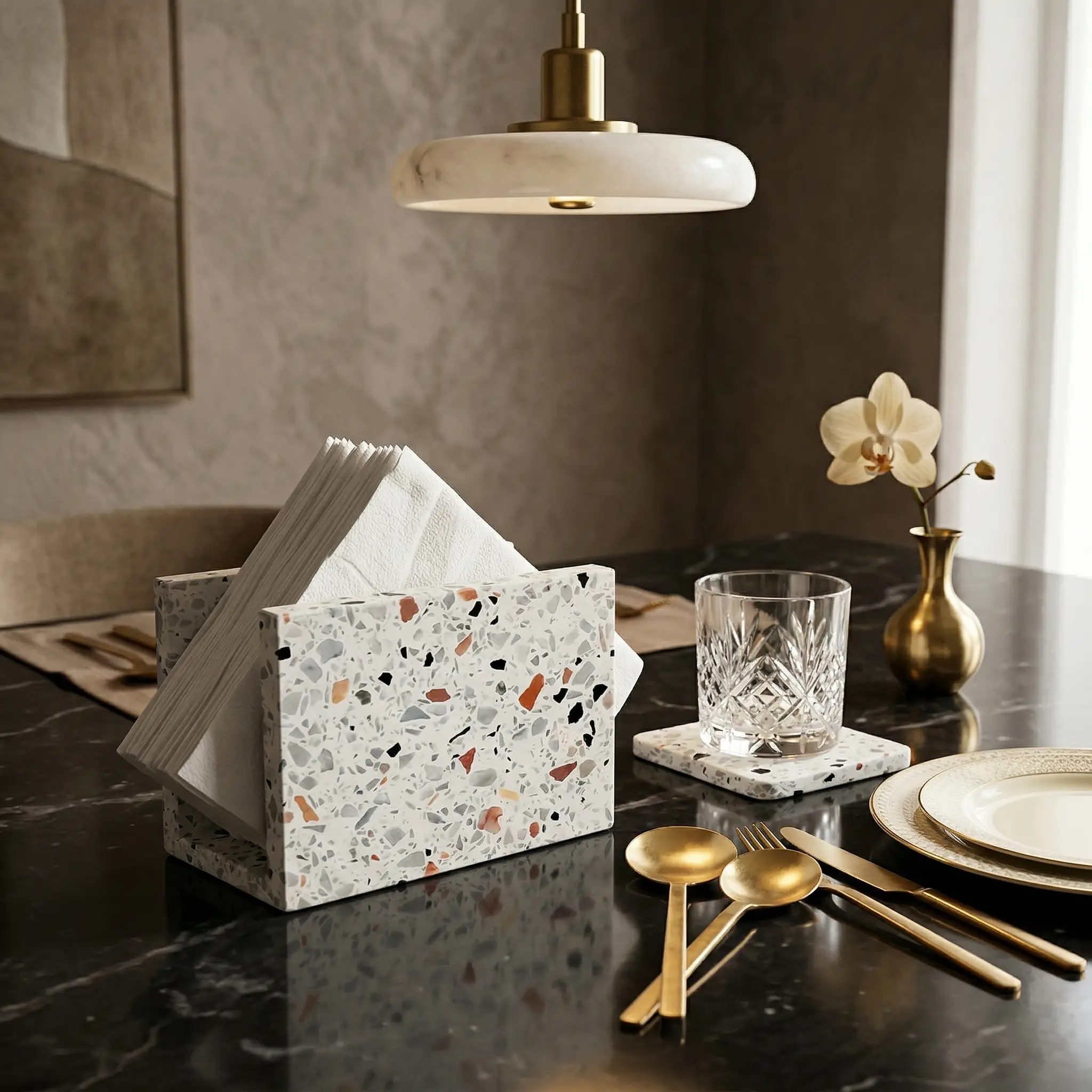 Terrazzo Napkin Holder