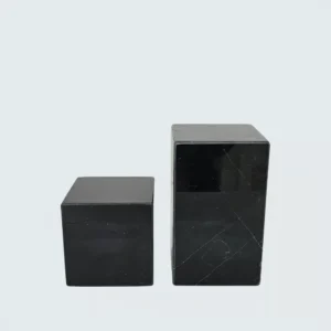 black marble bookends