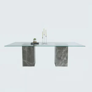 rectangular marble top 