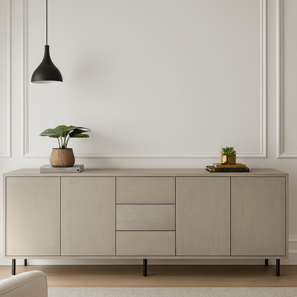 Pavel Microcement Buffet Table