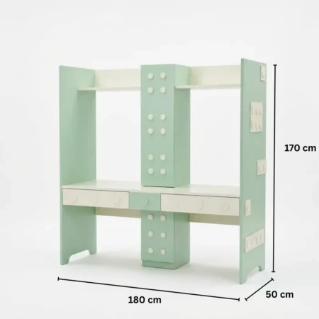 Ollie Desk in GreenWhite