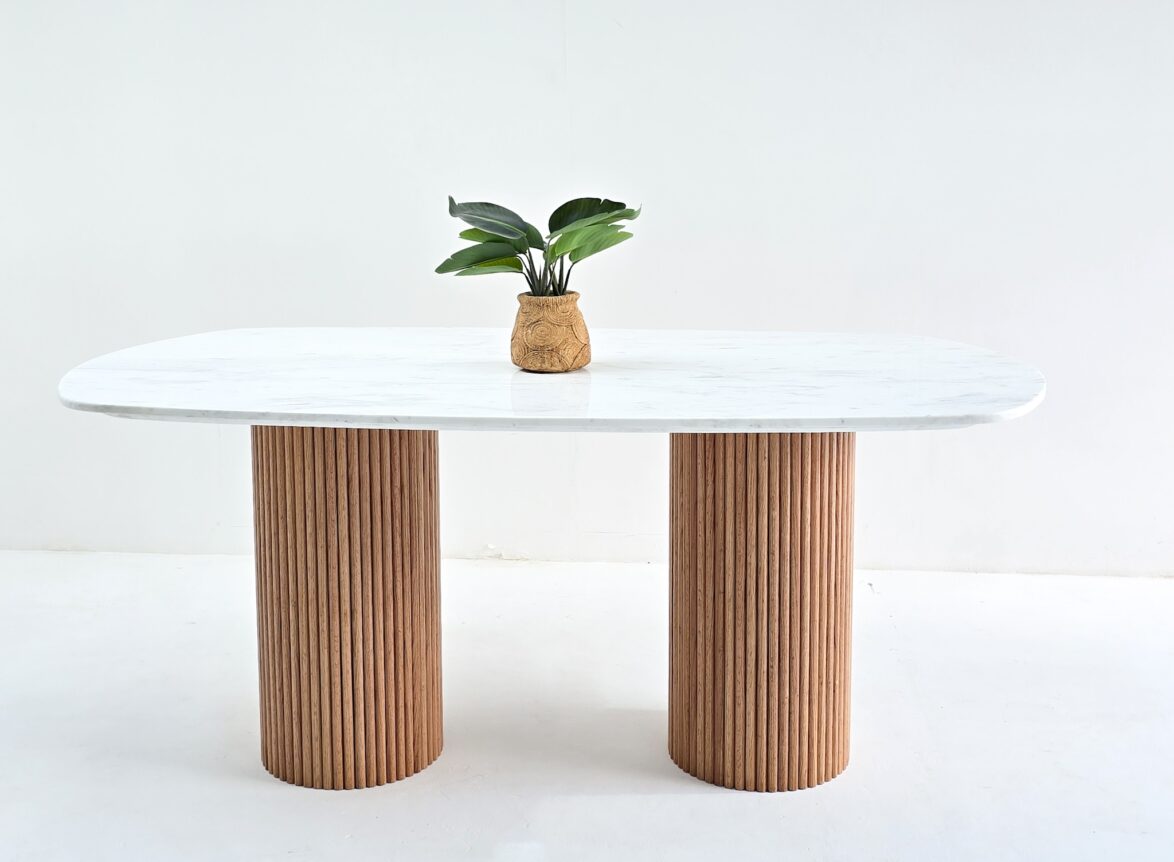 marble dining table