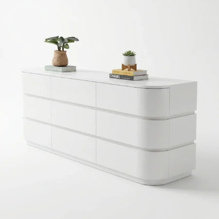 Lexa Chest of Drawers - White (1)