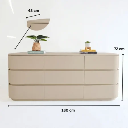 Lexa Chest of Drawers - White (3)