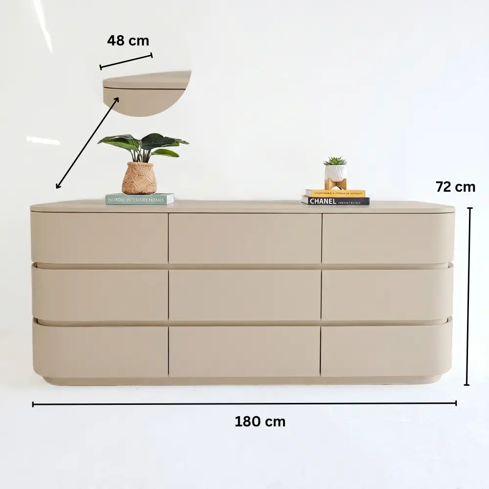 Lexa Chest of Drawers - White (3)