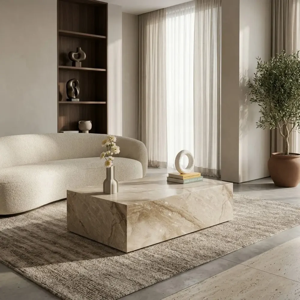 Buy Anna Coffee Table Dubai – Rectangular Movable | Lamac