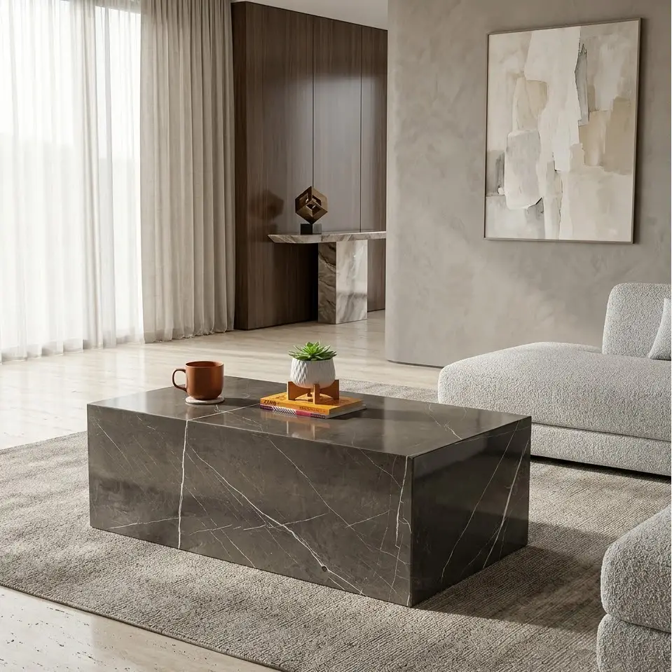 Rectangular Anna Coffee Table (Movable)