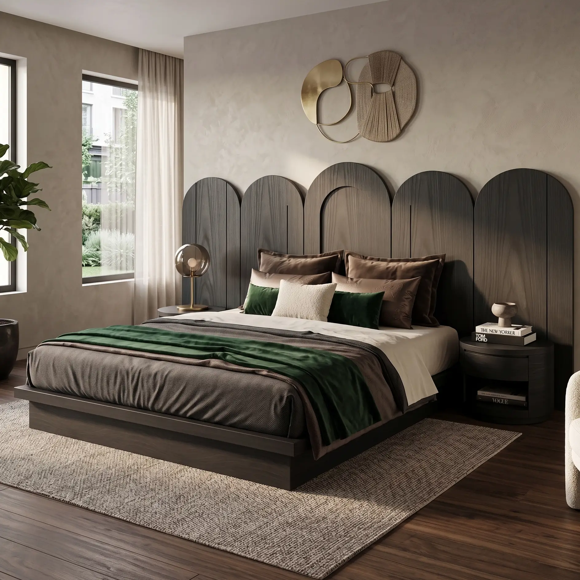 Luna Arched Platform Bed