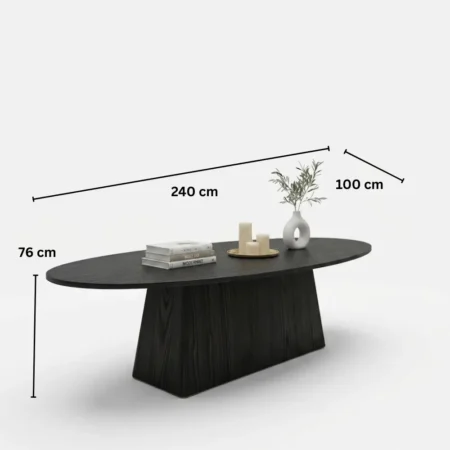 Celia Dining Table in Black Ash 1 (1)