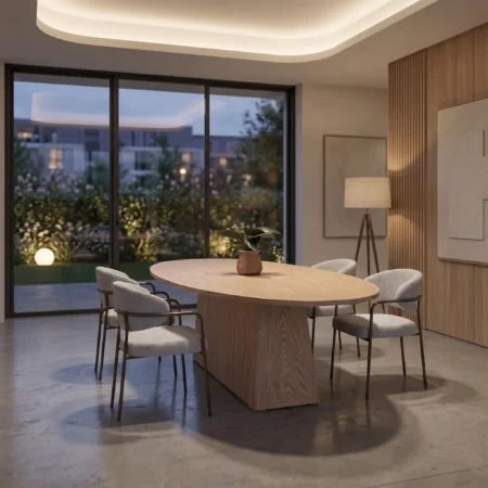 Celia Dining Table in Red Oak 1 (2)