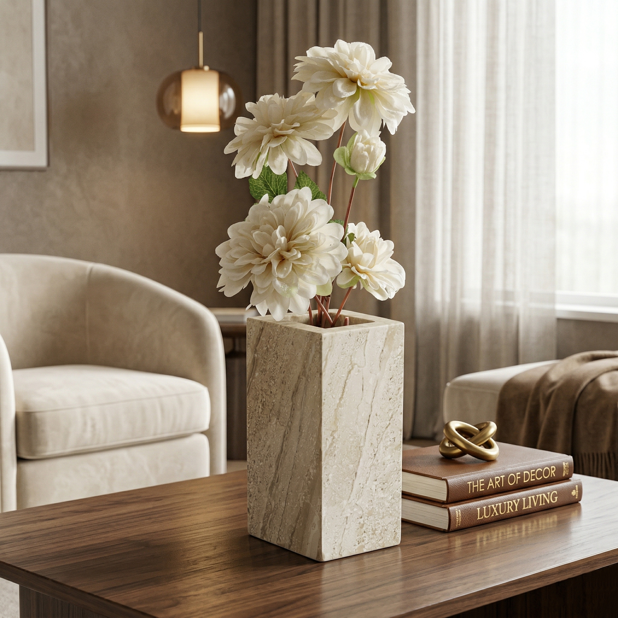 Marble Flower Vase