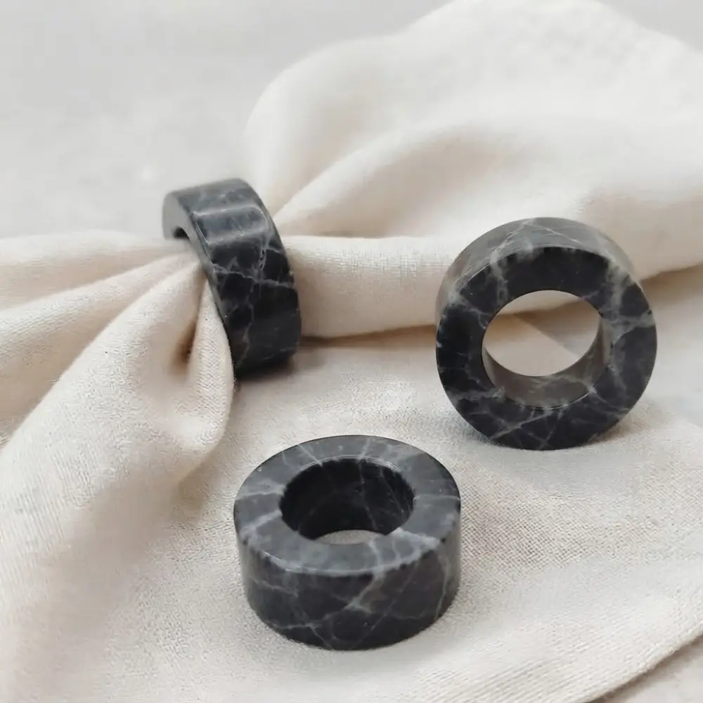 Marble Rings in gray (3)