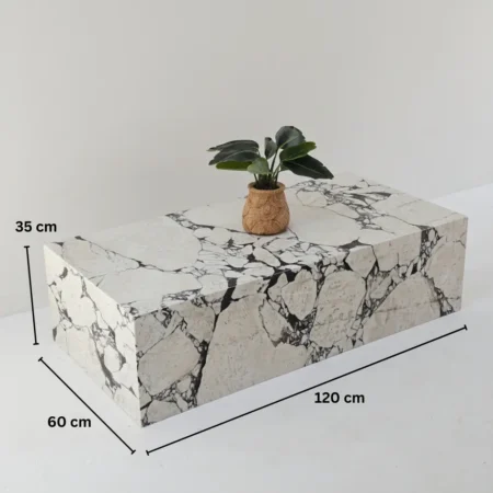 Rectangular Anna Coffee Table - Calacatta Viola