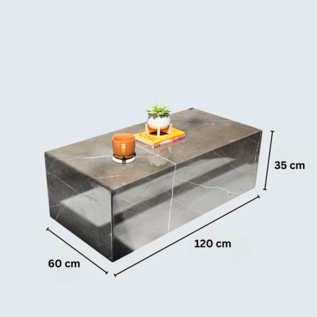 Rectangular Anna Coffee Table - Gray Marble
