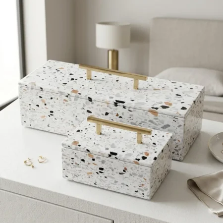 Rectangular Jewelry Box - Terrazzo (1)
