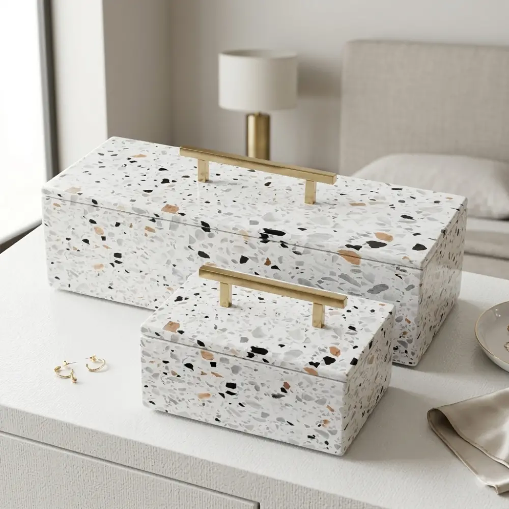 Rectangular Jewelry Box - Terrazzo (1)