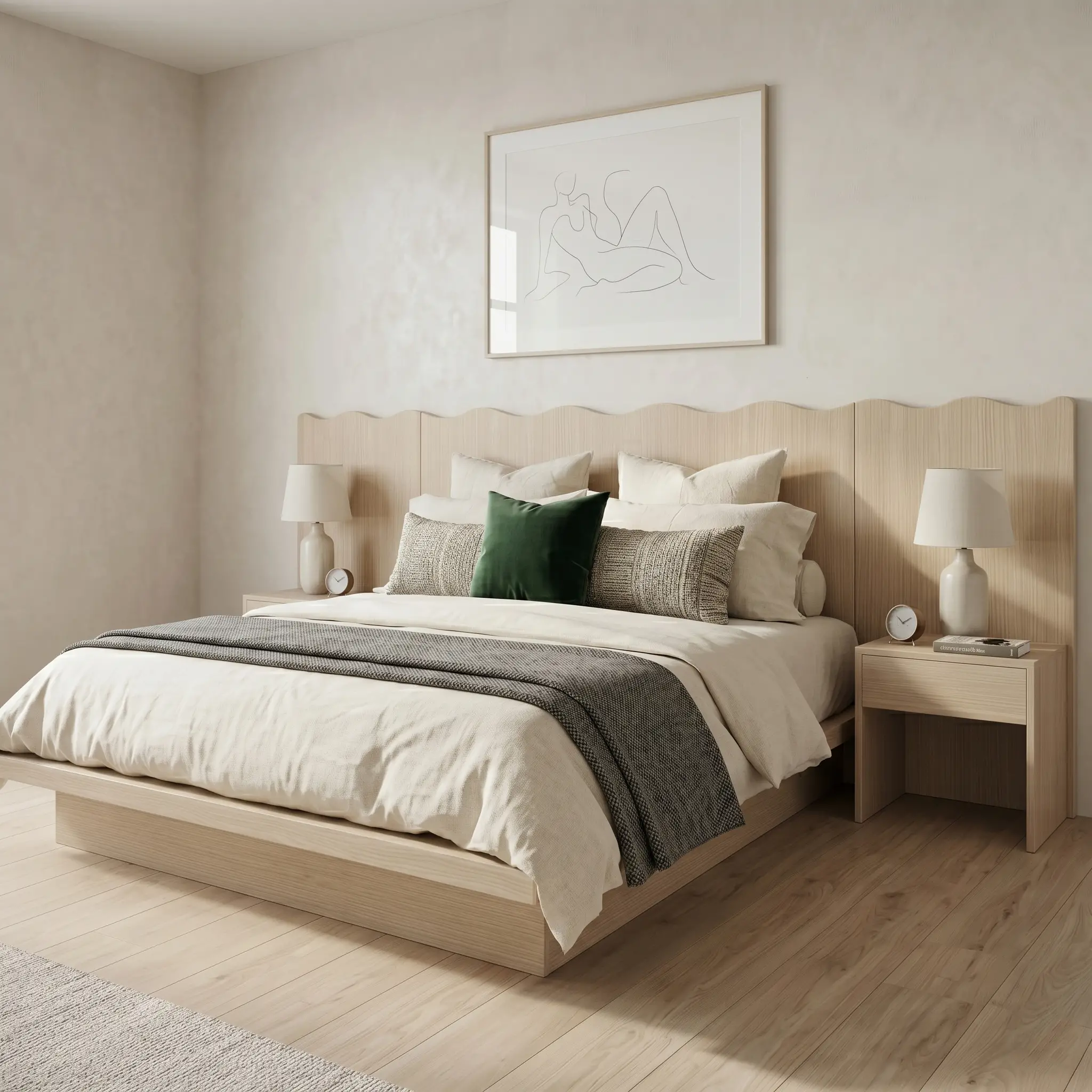 Wave Panel Bed
