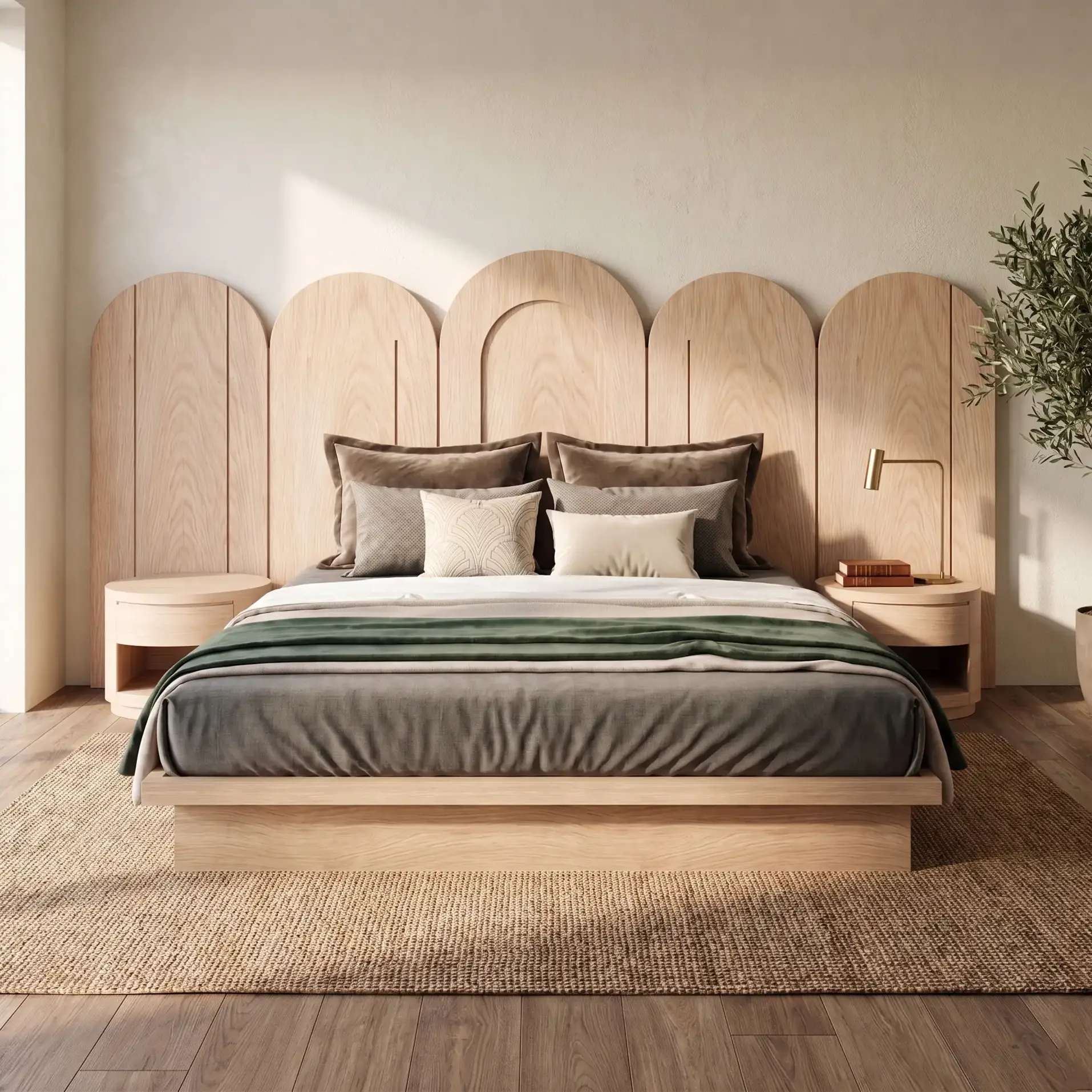 Luna Arched Platform Bed