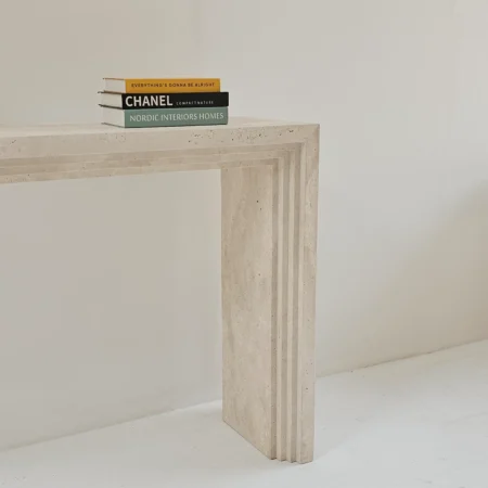 Alma Console (Unfilled Raw Travertine) (2)