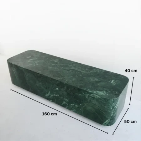 Carlin Coffee Table in Green Marble (2)