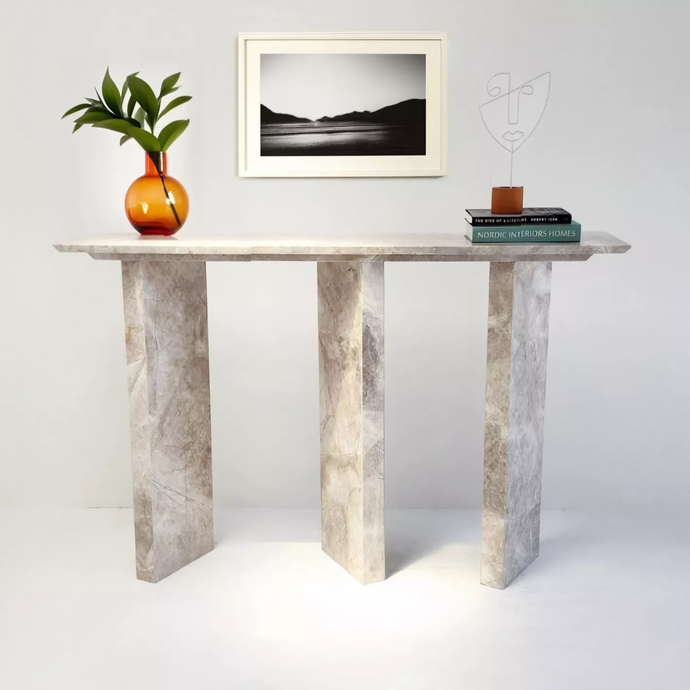 Taupe Silk Vanya Console (7)