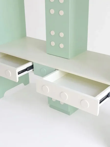 Ollie Desk in Green-White (3)