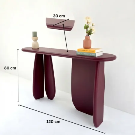 Uzo Console in Burgundy (1)