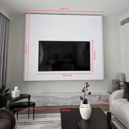 Corvani TV Wall Unit - Thumbnail Image 4