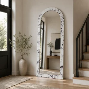 Aurelia Arch Mirror in Marble
